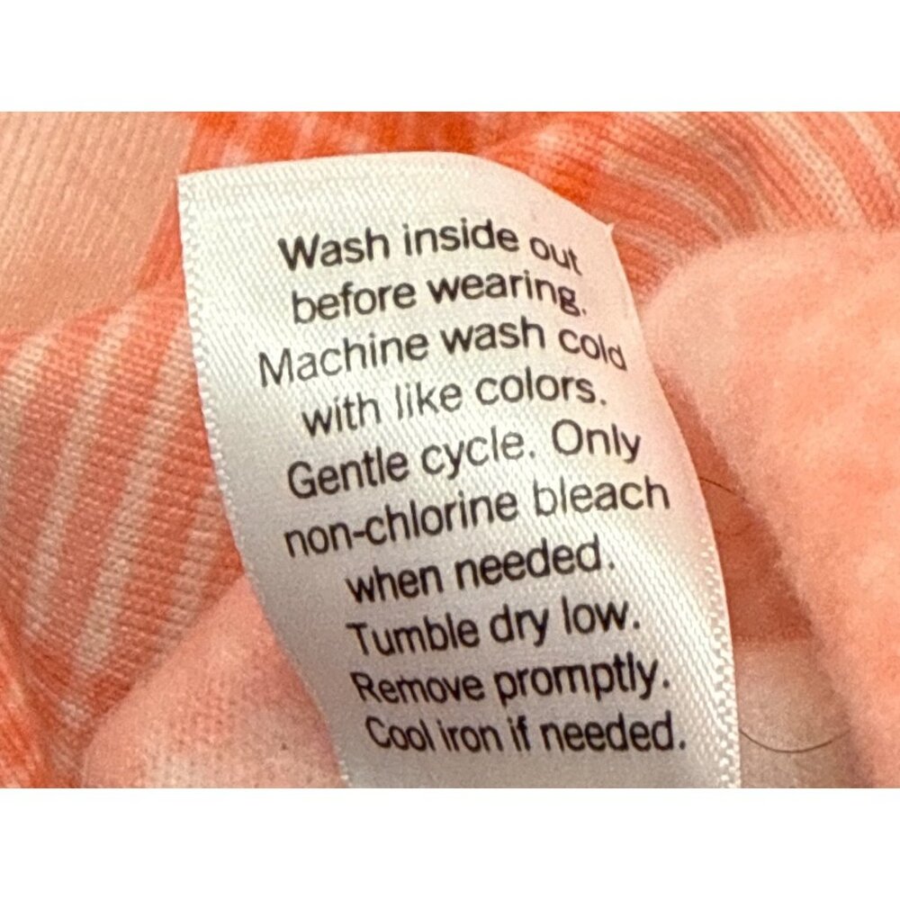 Lauren Conrad XL Pink & White Plaid Long Sleeve Fleece Pullover/Sleepwear Top - Picture 5 of 6